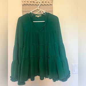 Emerald Green Women's Top